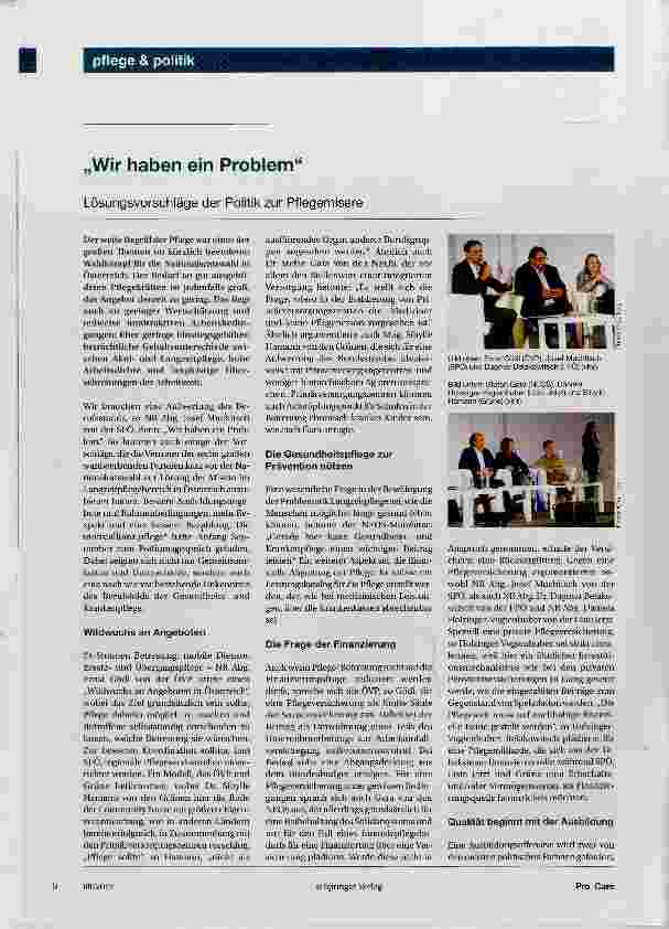 Vorschauseite 1: „Wir haben ein Problem“