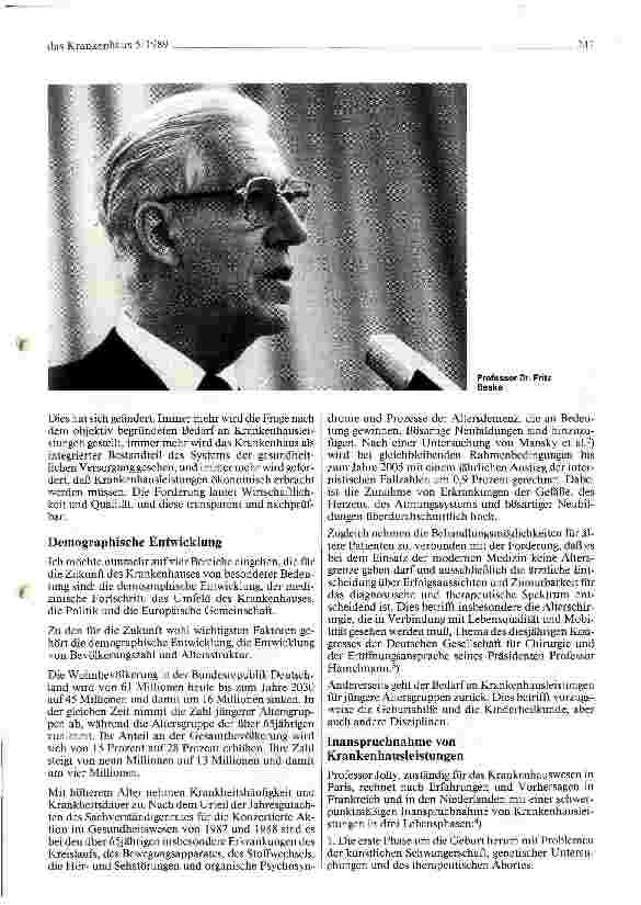 Vorschauseite 2: Das Krankenhaus im Jahre 2000