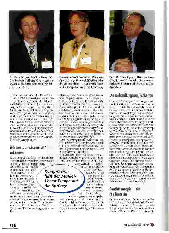 Vorschauseite 4: An jeder Wunde hängt ein Mensch Dritter Internationaler Hartmann Wundkongress