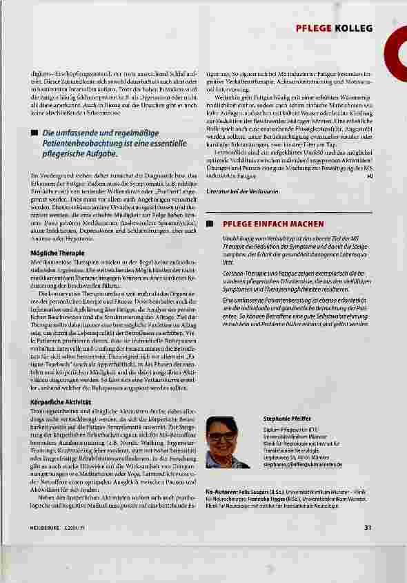 Vorschauseite 3: Multiple Sklerose:Schübe und Verläufe
