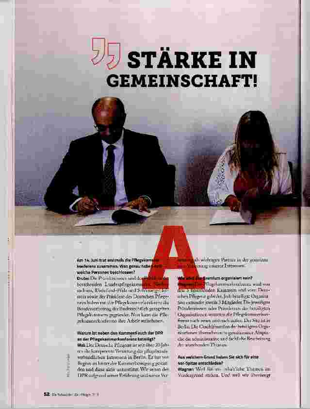 Vorschauseite 1: STÄRKE IN GEMEINSCHAFT!