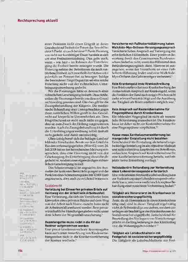 Vorschauseite 2: Neues aus der Rechtsprechung