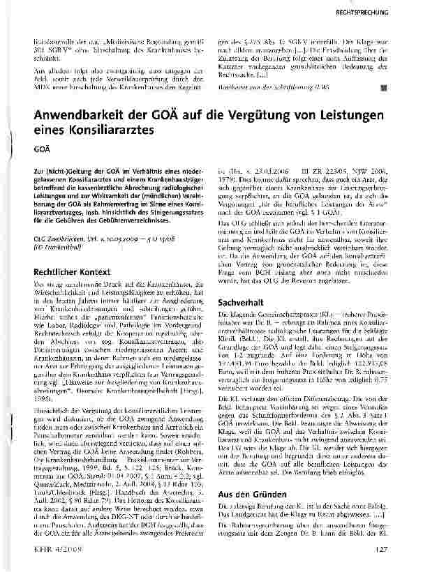 Vorschauseite 3: Aufwandspauschale bei MDK-Prüfung vor der Rechnungsstellung