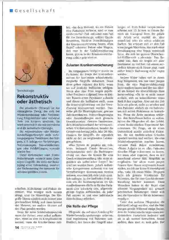 Vorschauseite 3: Gottes Werk und der Ärzte Beitrag