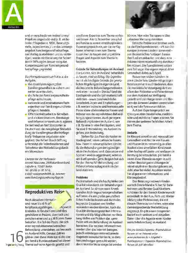 Vorschauseite 2: Familiengesundheitspflege - ein Handlungsfeld für Pflegende und Hebammen