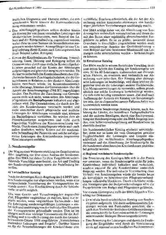Vorschauseite 5: Weiterentwicklung des Entgeltsystems der Krankenhäuser Erfahrungsbericht des BMA zu KHG