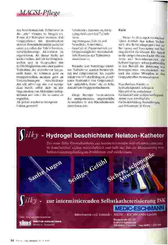 Vorschauseite 5: Hilfe zur Selbsthilfe Der Stomaträger und die ilco