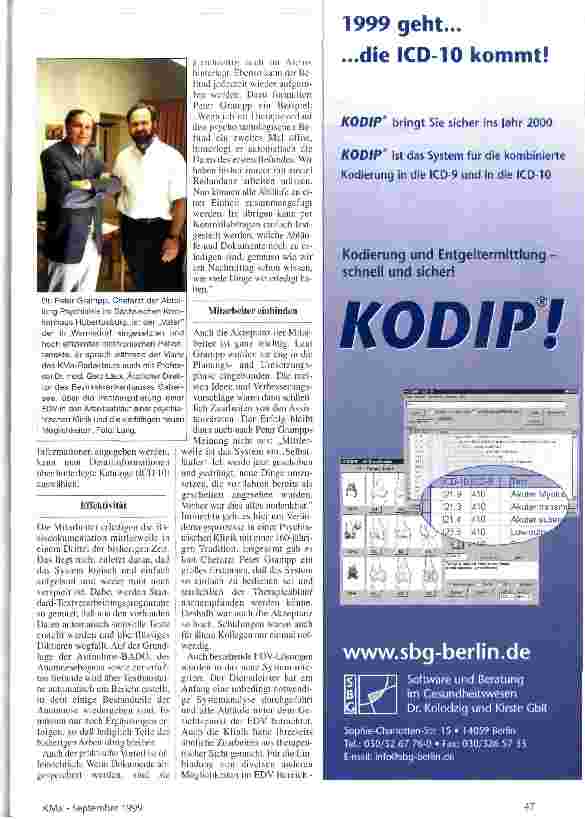 Vorschauseite 2: Komplexe Strukturen erfassen können Elektronische Patientenakte für die Psychiatrie