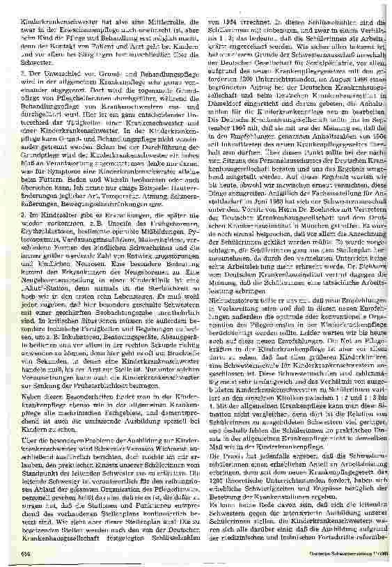 Vorschauseite 3: Das Berufsbild der Kinderkrankenschwester