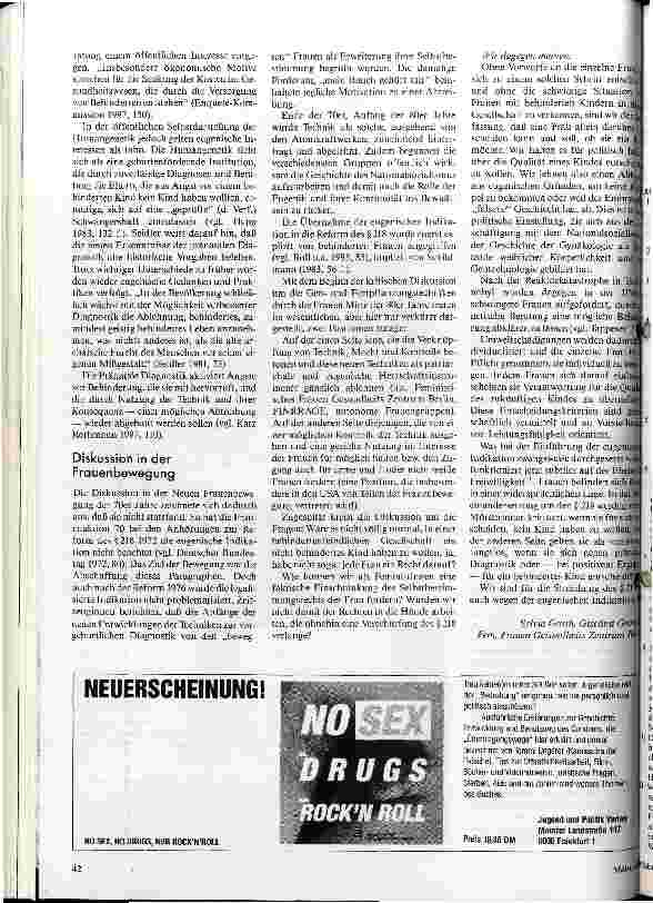 Vorschauseite 5: Qualtitätskontrolle? Die eugenische Indikation zur Abtreibung
