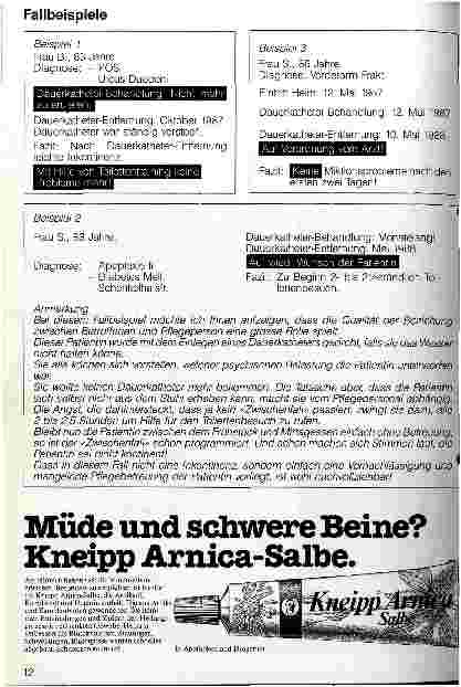 Vorschauseite 5: Urininkontinenz = Dauerkatheter? Dauerkatheter: Erleichterung für das Pflegepersonals