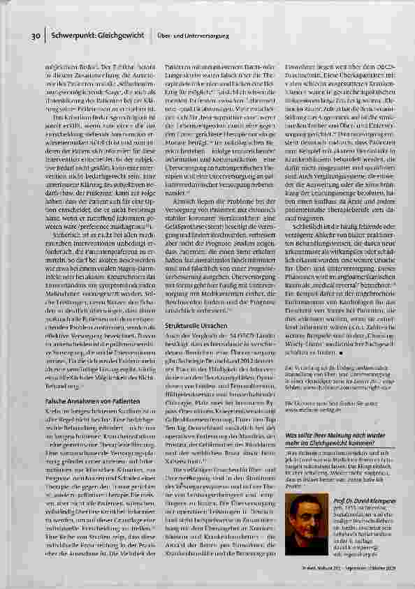 Vorschauseite 3: Medizin im Ungleichgewicht