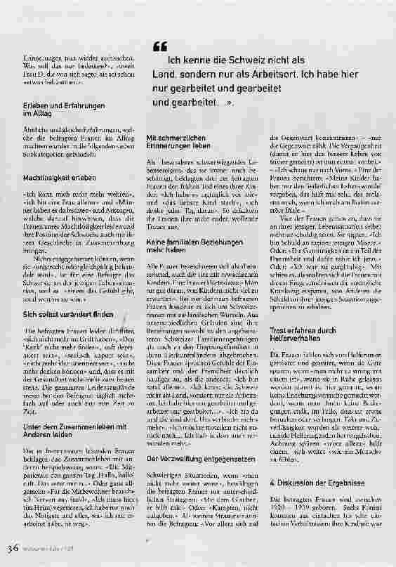 Vorschauseite 6: Weiblich, alt und arm in Basel