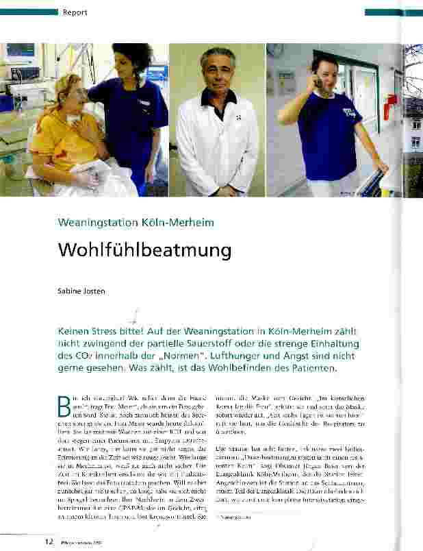 Vorschauseite 1: Wohlfühlbeatmung