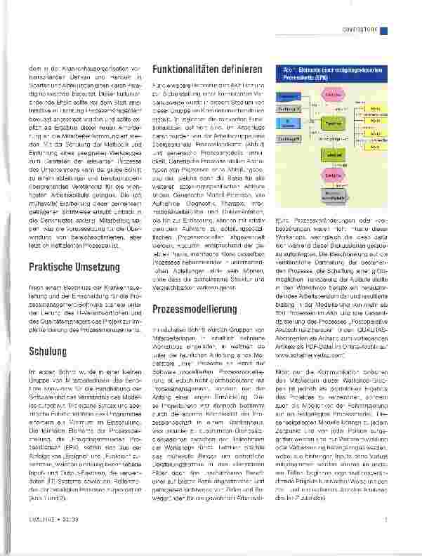 Vorschauseite 2: Prozessmanagement im AKh Linz