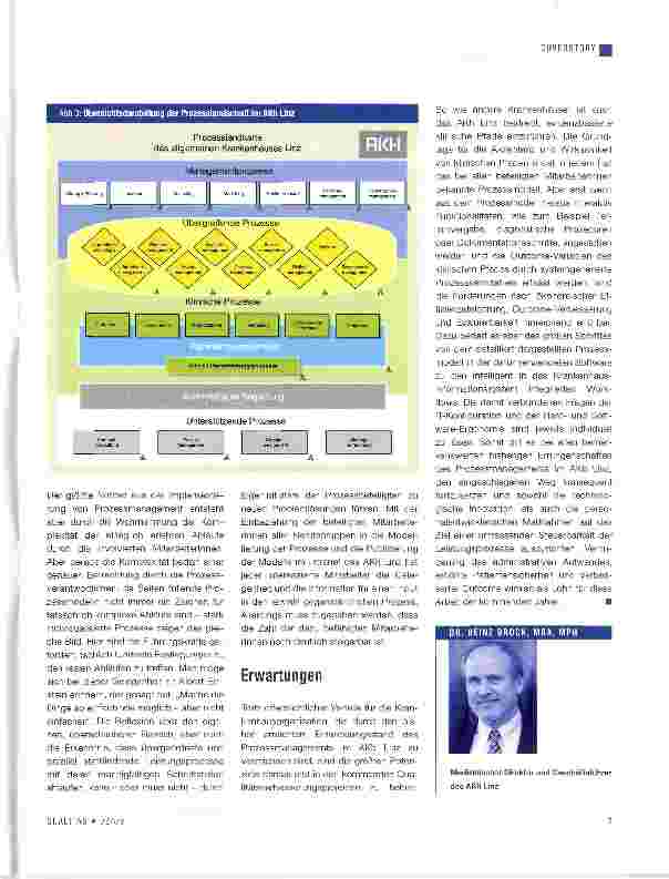 Vorschauseite 4: Prozessmanagement im AKh Linz