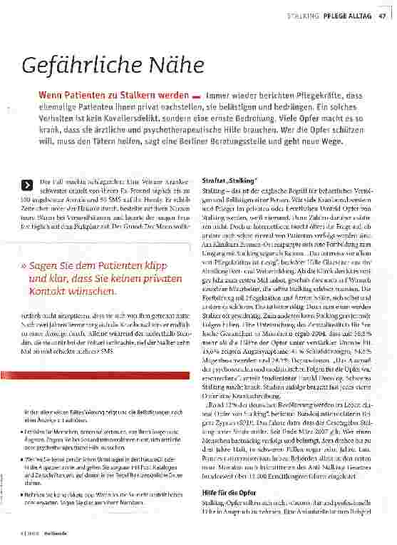Vorschauseite 2: Gefährliche Nähe