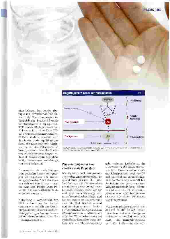 Vorschauseite 2: Neue Perspektiven der oralen Thromboseprophylaxe