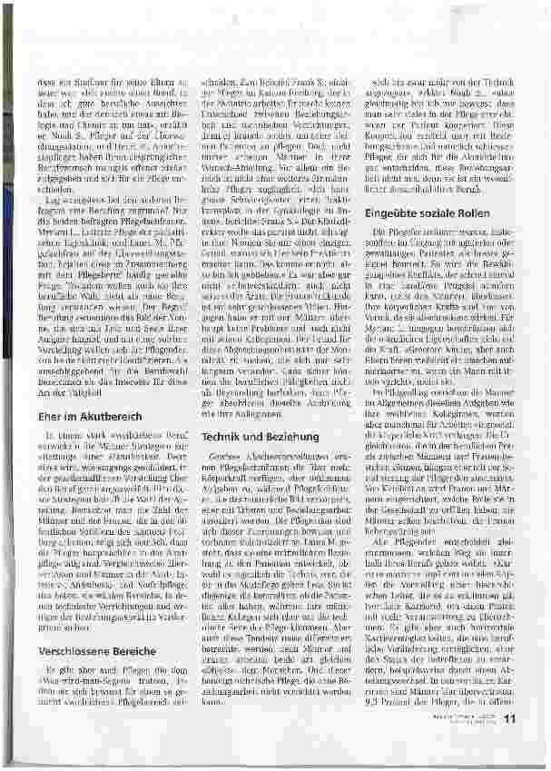 Vorschauseite 2: Pfleger: Männer wie alle andern