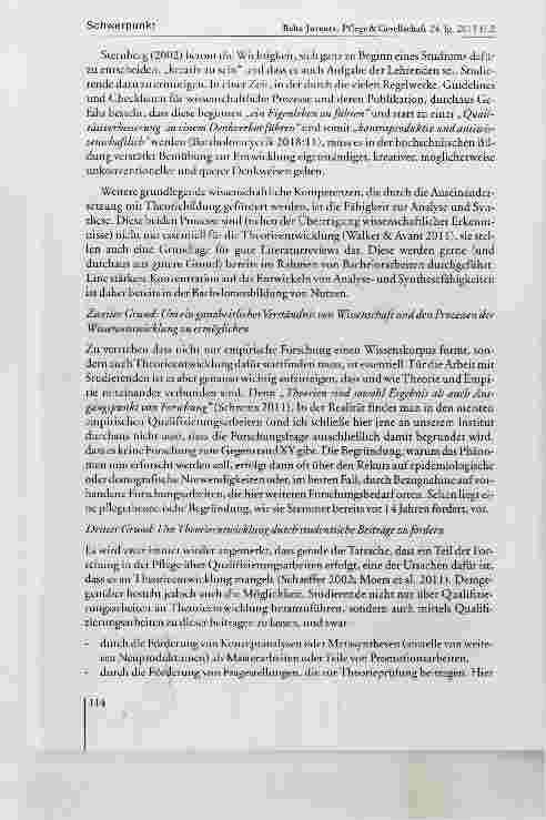 Vorschauseite 5: Was Hänschen nicht lernt, lernt Hans nimmermehr? Ein Beitrag über die Rolle der Lehre im Zusammenhang mit der Theorieentwicklung in der Pflege