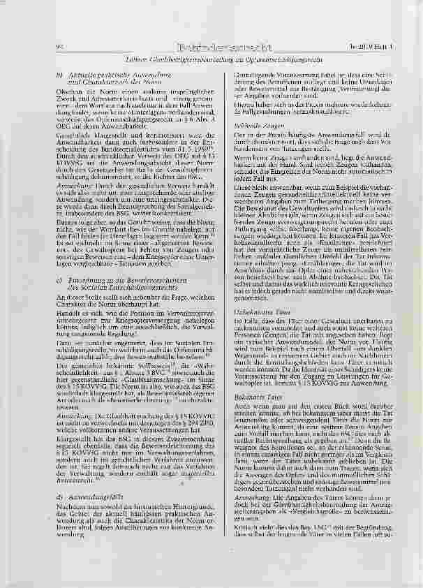 Vorschauseite 2: Glaubhaftigkeitsbeurteilung im Opferentschädigungsrecht