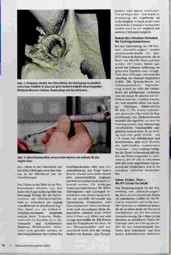 Vorschauseite 2: Mit allen Sinnen lernen: Auf dem Weg zur fehlerfreien Operation