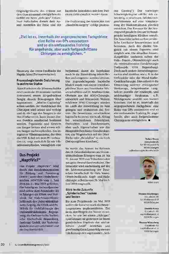 Vorschauseite 4: Mit allen Sinnen lernen: Auf dem Weg zur fehlerfreien Operation