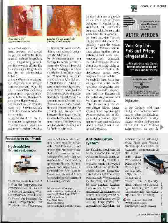 Vorschauseite 2: Therapie chronischer Wunden in der Geriatrie