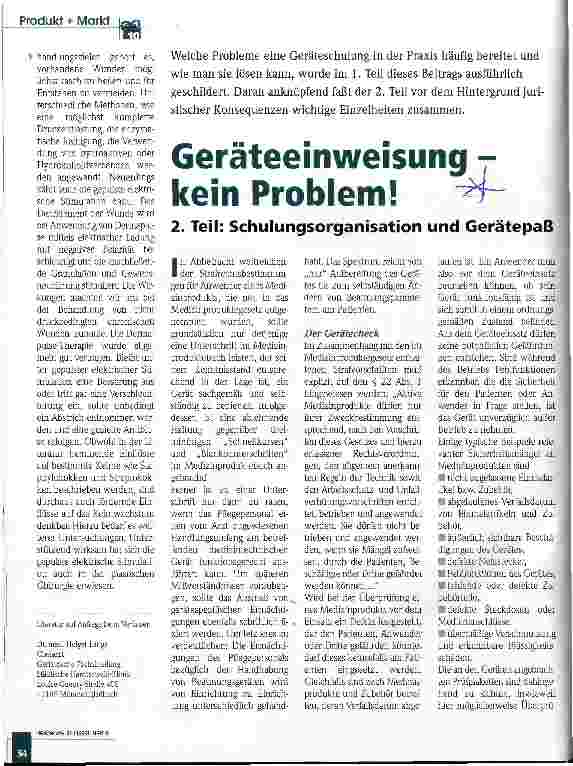 Vorschauseite 3: Therapie chronischer Wunden in der Geriatrie