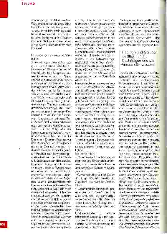 Vorschauseite 5: Tradition - Glaube - Vorbild Gestaltende Kräfte im Leben und im Beruf