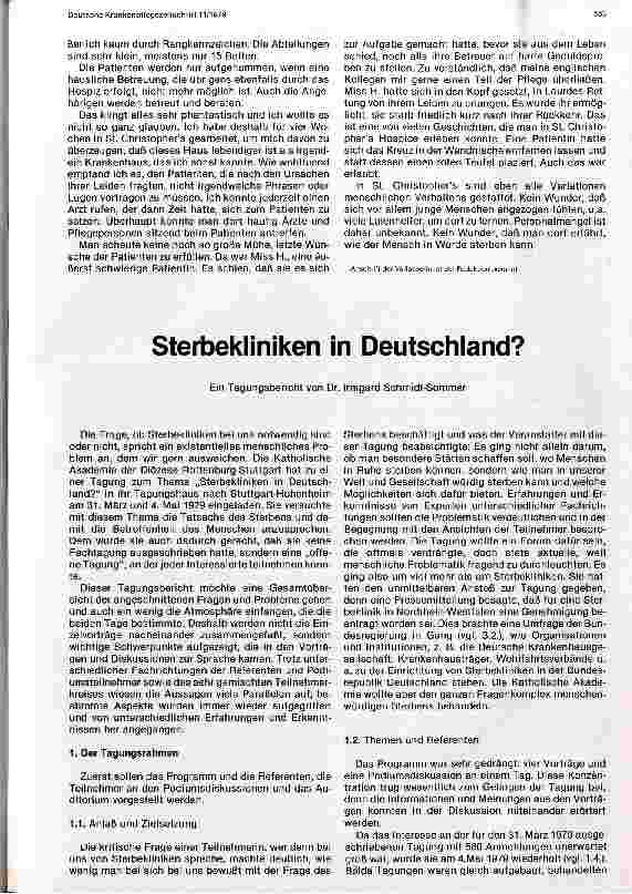 Vorschauseite 3: Sterben und Tod - Reflexion und Erlebnisse einer Krankenschwester