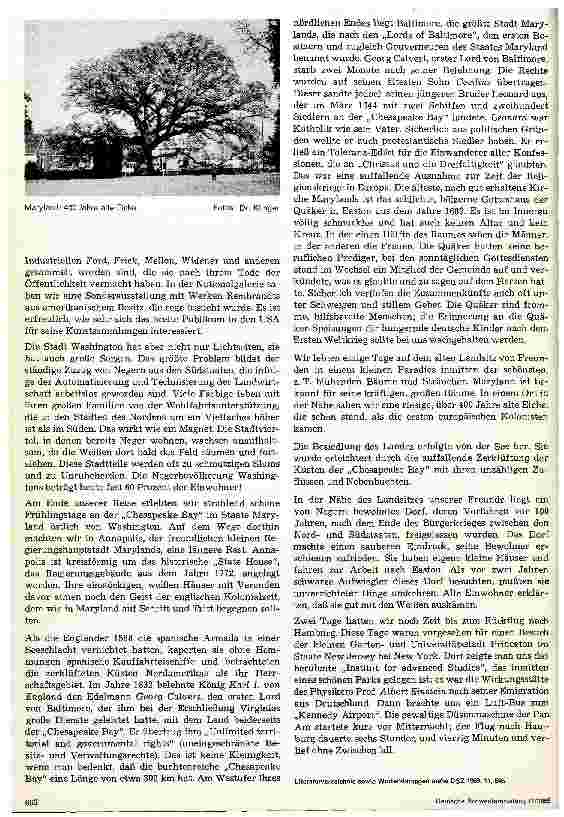 Vorschauseite 4: USA 1969 - Eine Rundreise Fortsetzung und Schluß