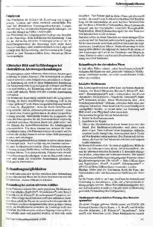 Vorschauseite 2: Obstruktive Atemwegserkrankungen