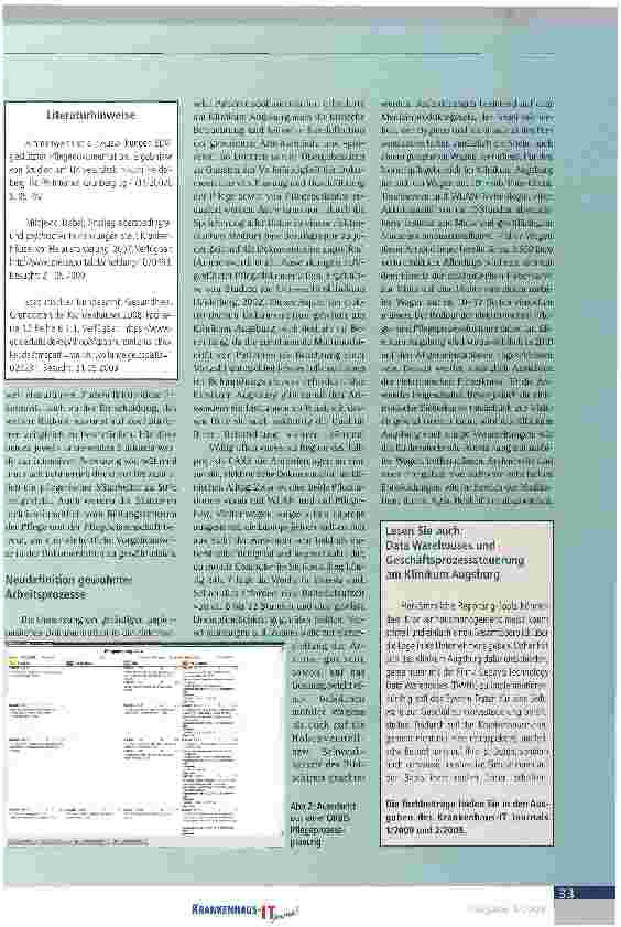 Vorschauseite 2: Implementierung des Krankenhausinformationssystems ORBIS am Klinikum Augsburg, einem Krankenhaus der Maximalversorgung