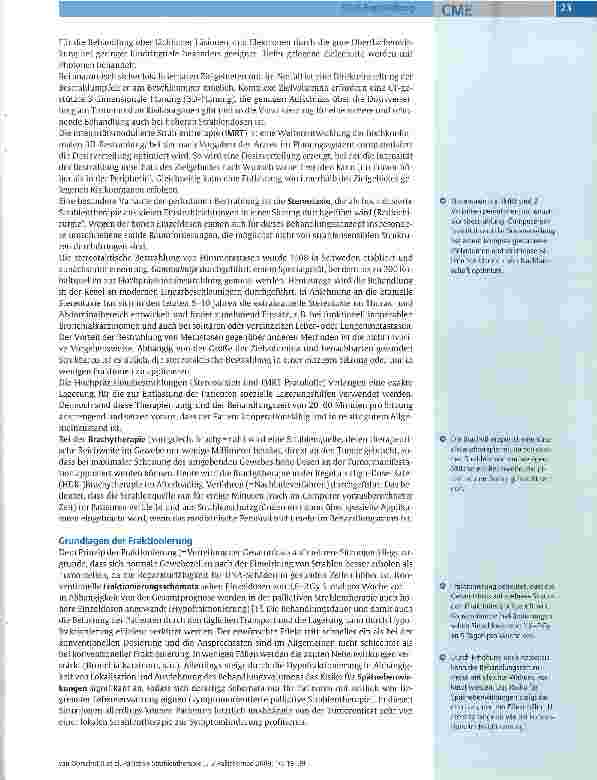 Vorschauseite 3: Palliative Strahlentherapie