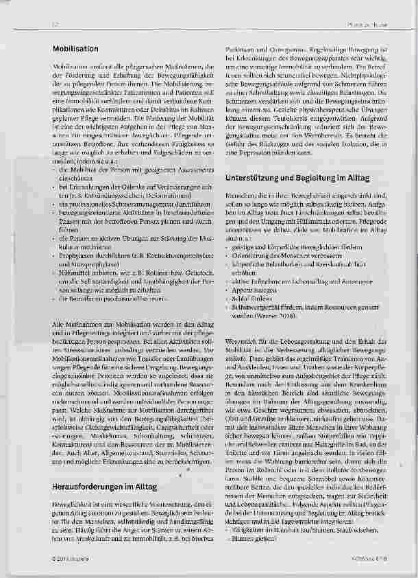 Vorschauseite 2: Bewegung bedeutet Lebensqualität