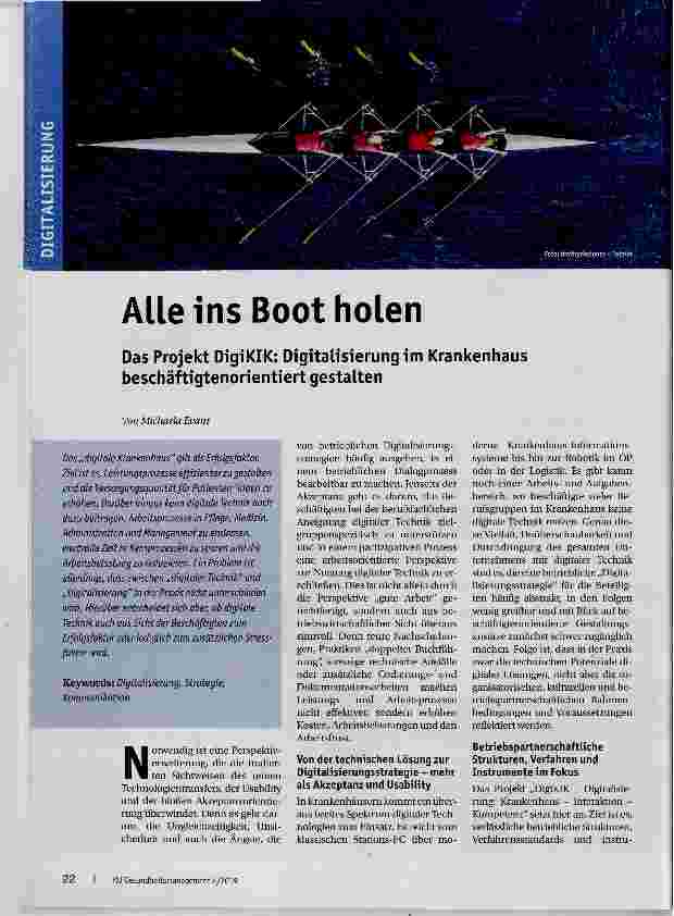 Vorschauseite 1: Alle ins Boot holen