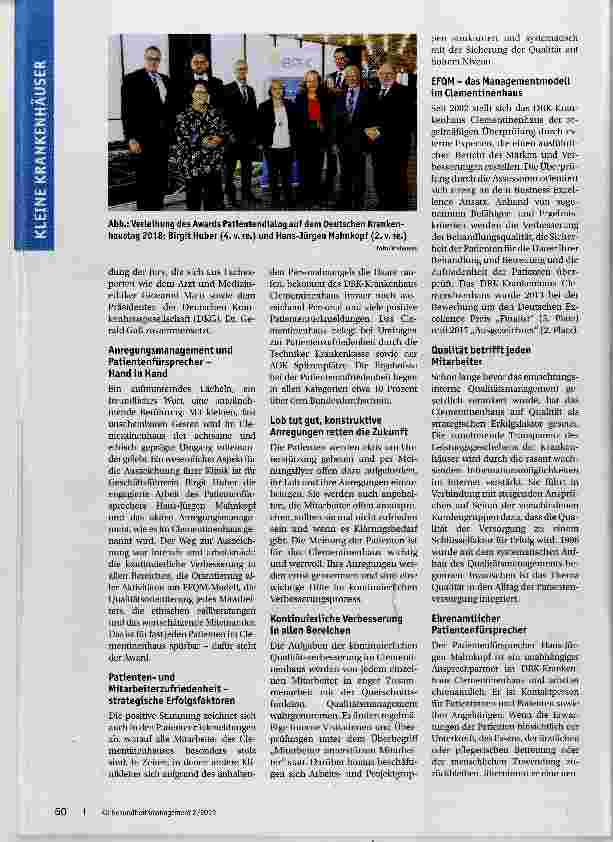 Vorschauseite 2: Das Miteinander ist entscheidend