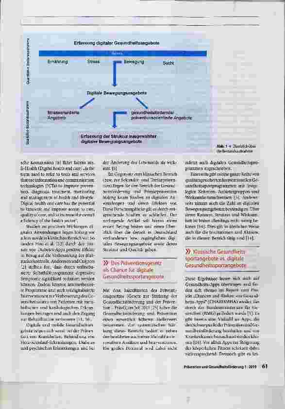 Vorschauseite 2: Digitale Bewegungsangebote Bestandsaufnahme, Qualitätskriterien, Perspektiven