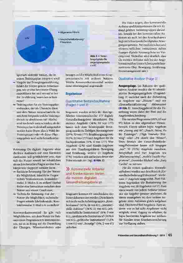 Vorschauseite 6: Digitale Bewegungsangebote Bestandsaufnahme, Qualitätskriterien, Perspektiven