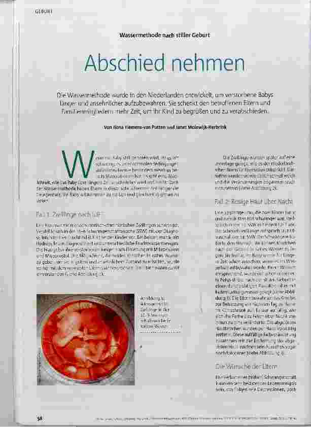 Vorschauseite 1: Abschied nehmen