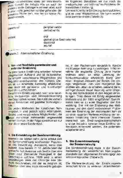 Vorschauseite 2: Sondenernährung Allgemeine Überlegungen zu Entwicklung, Anwendung, Zusammensetzung und Gebrauch der Sondenernährung