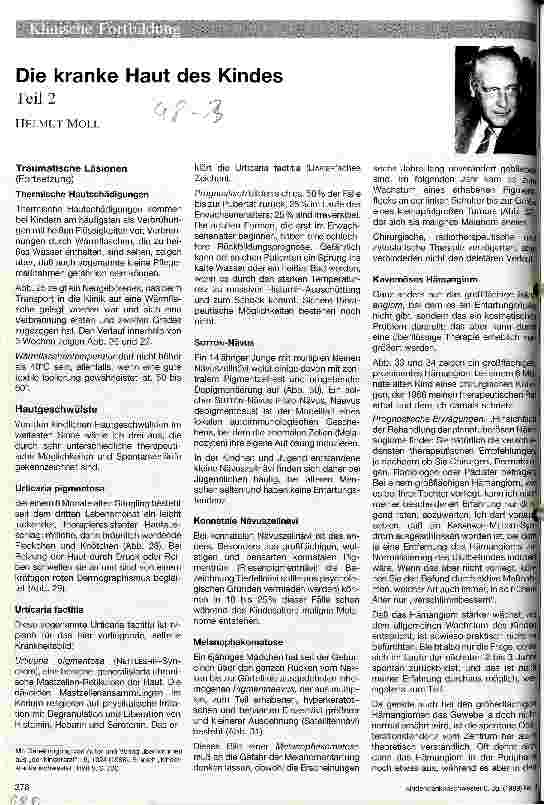 Vorschauseite 1: Die kranke Haut des Kindes 2. Teil