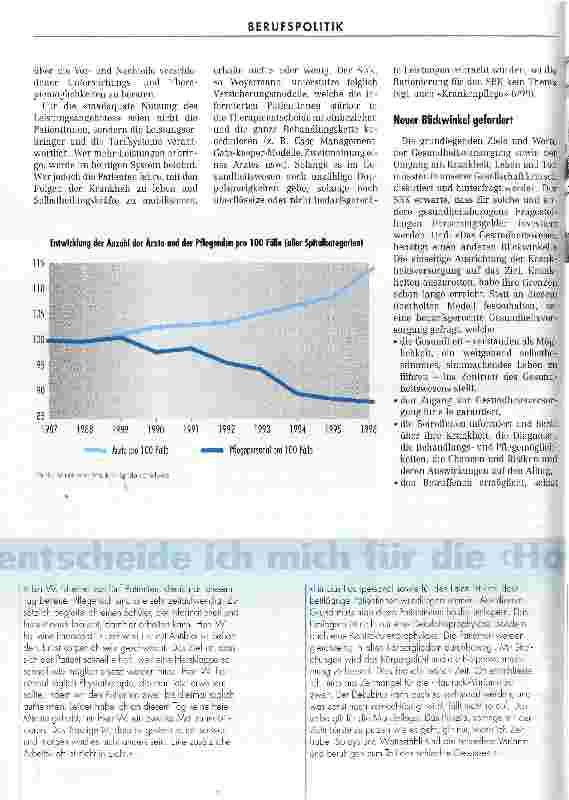 Vorschauseite 3: Pflegequalität ist nicht mehr garantiert Der SBK schlägt Alarm