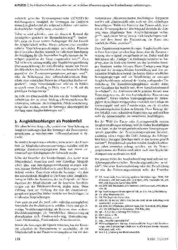Vorschauseite 3: Aspekte der betrieblichen Altersversorgung bei Krankenhausprivatisierungen und Ausgliederungen