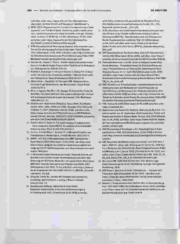 Vorschauseite 5: Strukturqualität in der Gesundheitsversorgung Regionale Unterschiede am Beispiel der Osteodensitometrie