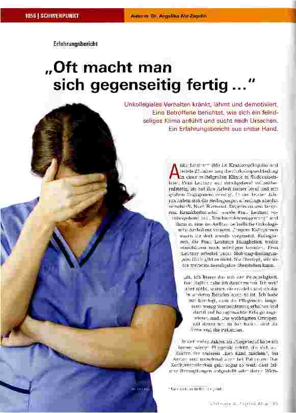 Vorschauseite 1: Oft macht man sich gegenseitig fertig...