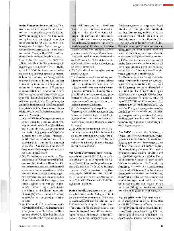 Vorschauseite 2: Viele Regelungen, ein Ziel