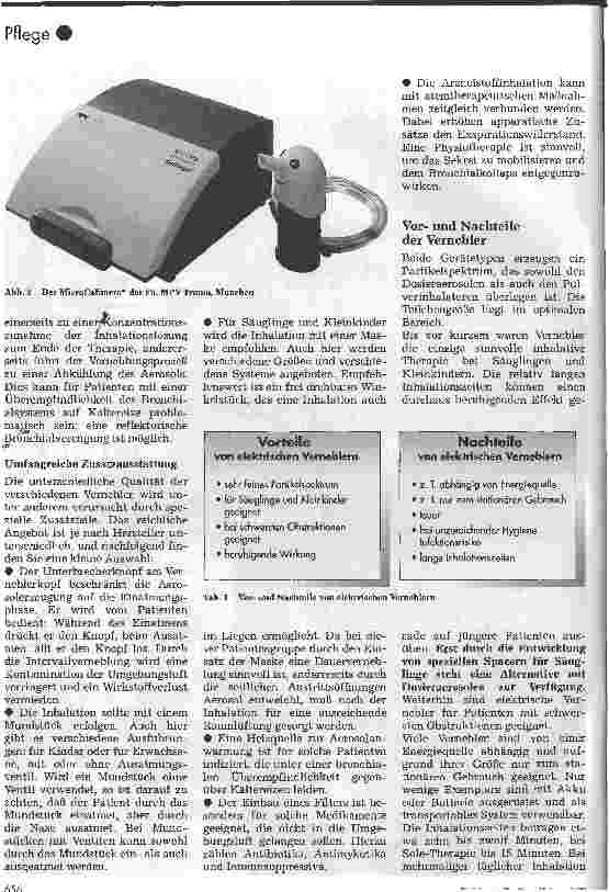 Vorschauseite 2: Erklärungsbedürftige Applikationsformen 4. Teil: Elektrische Vernebler