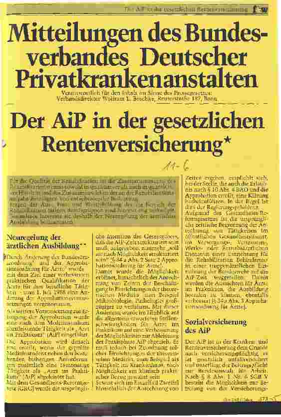Vorschauseite 1: Der AiP in der gesetzlichen Rentenversicherung